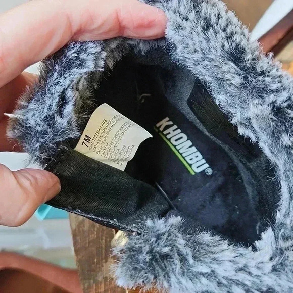 Khombu Iris Winter Snow All Weather Ankle Boots Black Size 7 M - Picture 8 of 15